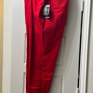 Liz Claiborne Women's Red Ankle Pants
